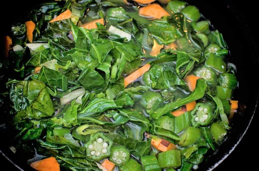 How to cook collard greens for dogs