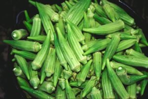 what crops can I grow together with my okra plants